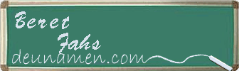 Beret Fahs Visitenkarte
